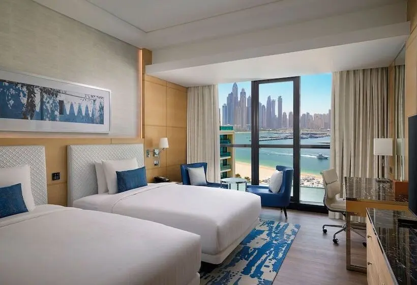 اتاق لوکس با چشم‌انداز دریا, Marriott Resort Palm Jumeirah, Dubai