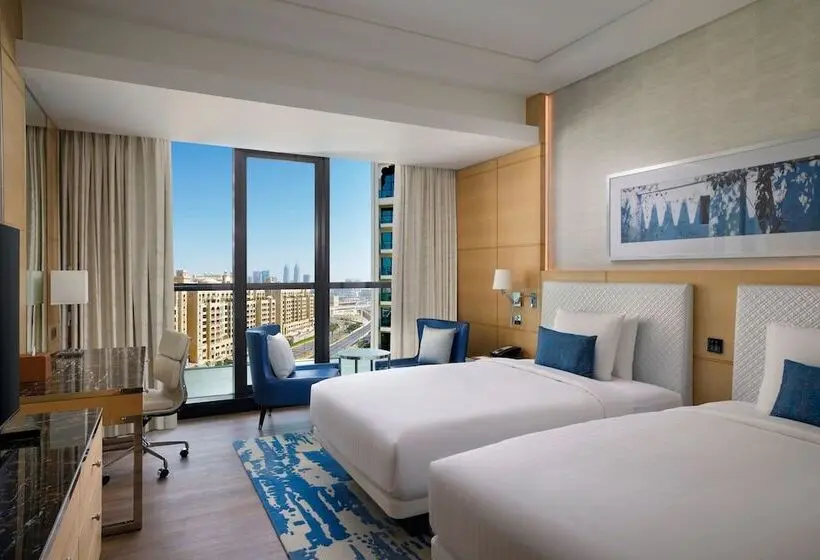 اتاق استاندارد با 2 تخت دوبل, Marriott Resort Palm Jumeirah, Dubai