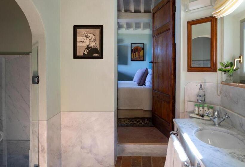 别墅: 1间卧室带游泳池, Borgo Pignano Tuscany