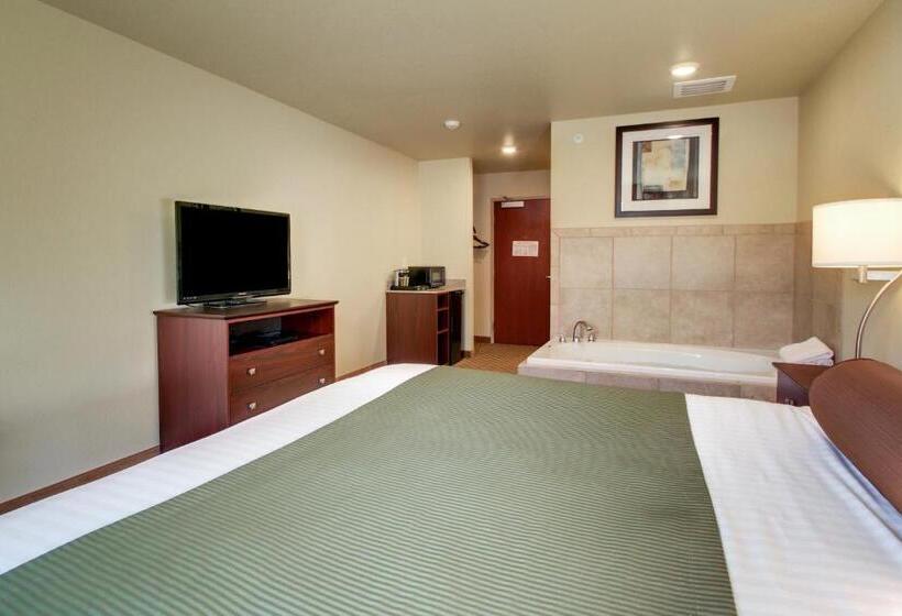 带大床的标准间, Cobblestone Hotel & Suites   Salem