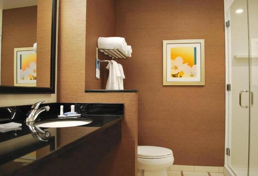 キングサイズベッドのスタンダードルーム, Fairfield Inn & Suites By Marriott Springfield Northampton/amherst