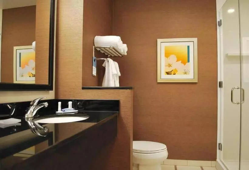 キングサイズベッドのスタンダードルーム, Fairfield Inn & Suites By Marriott Springfield Northampton/amherst