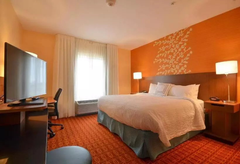 キングサイズベッドのスタンダードルーム, Fairfield Inn & Suites By Marriott St. Louis Pontoon Beach/granite City, Il