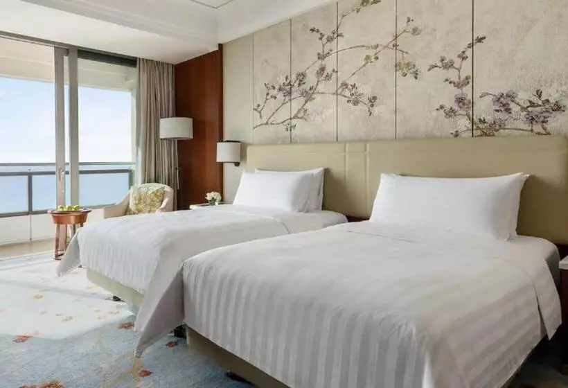 オーシャンビューデラックスルームバルコニー付き, Shangrila Qinhuangdao