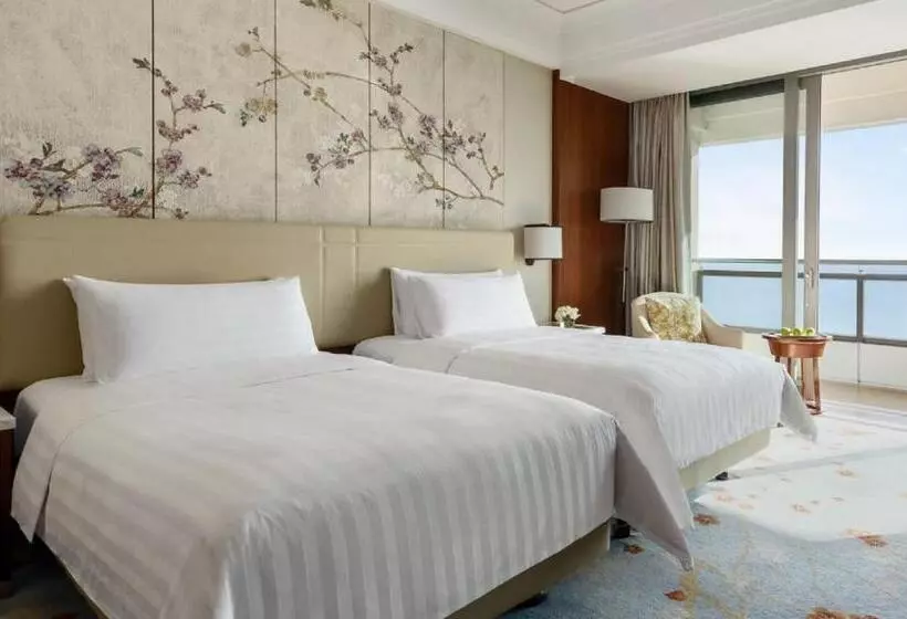 オーシャンビューデラックスルームバルコニー付き, Shangrila Qinhuangdao