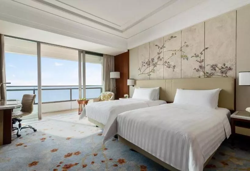 オーシャンビューデラックスルームバルコニー付き, Shangrila Qinhuangdao