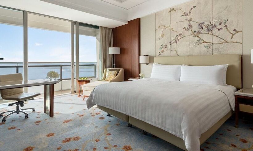 带海景的带双人床的标准间, Shangrila Qinhuangdao