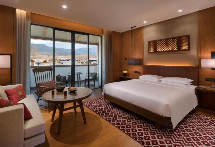 اتاق لوکس با تخت بزرگ, Jinmao Purelax Lijiang, The Unbound Collection By Hyatt