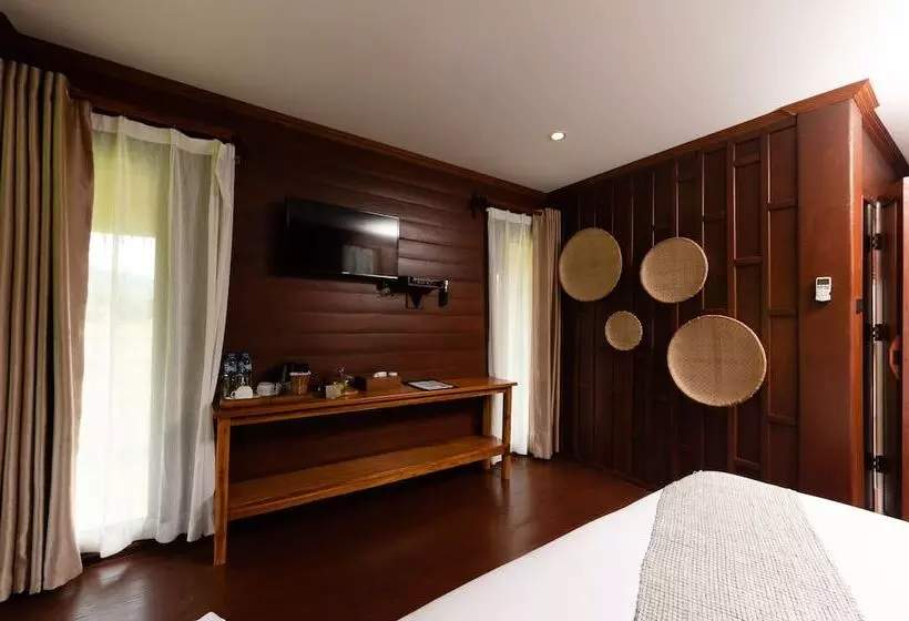 Villa 1 Makuuhuone, Viengtara Vangvieng Resort