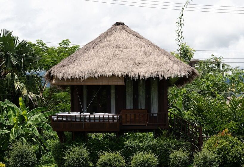 וילה דלוקס חדר שינה 1, Viengtara Vangvieng Resort