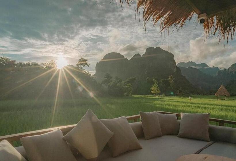 וילה בת חדר שינה 1, Viengtara Vangvieng Resort