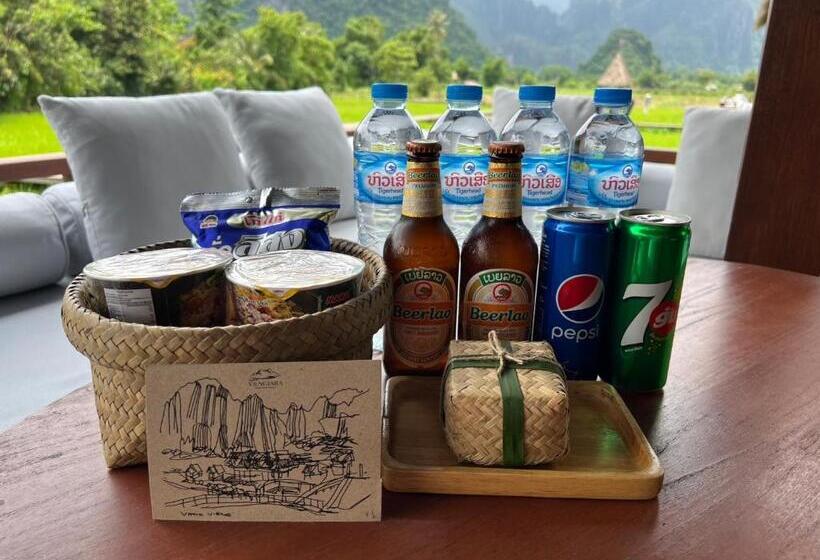 וילה בת חדר שינה 1, Viengtara Vangvieng Resort