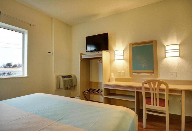 장애인을 위한 킹사이즈 침대 스탠다드 룸, Motel 6denison, Tx