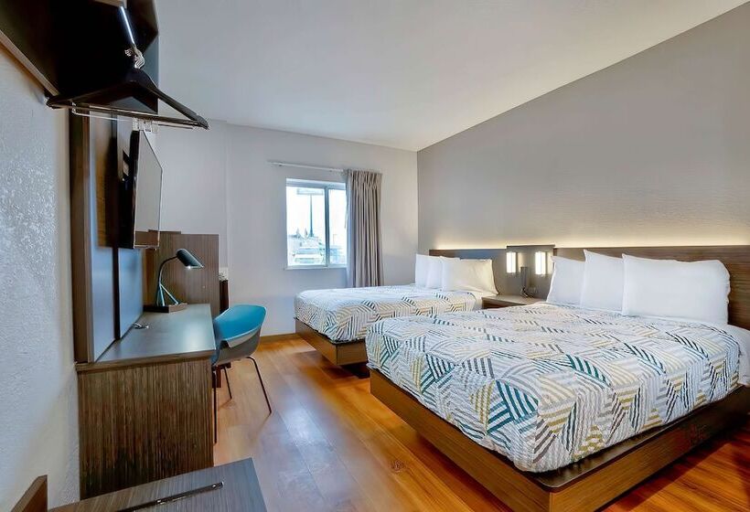 스탠다드 룸 더블 침대 2개, Motel 6denison, Tx