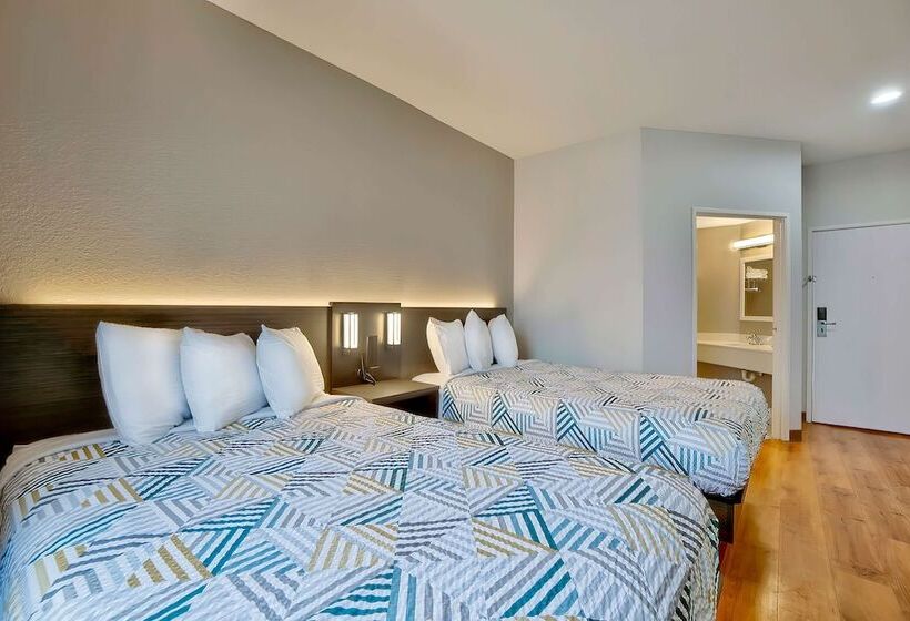 스탠다드 룸 더블 침대 2개, Motel 6denison, Tx