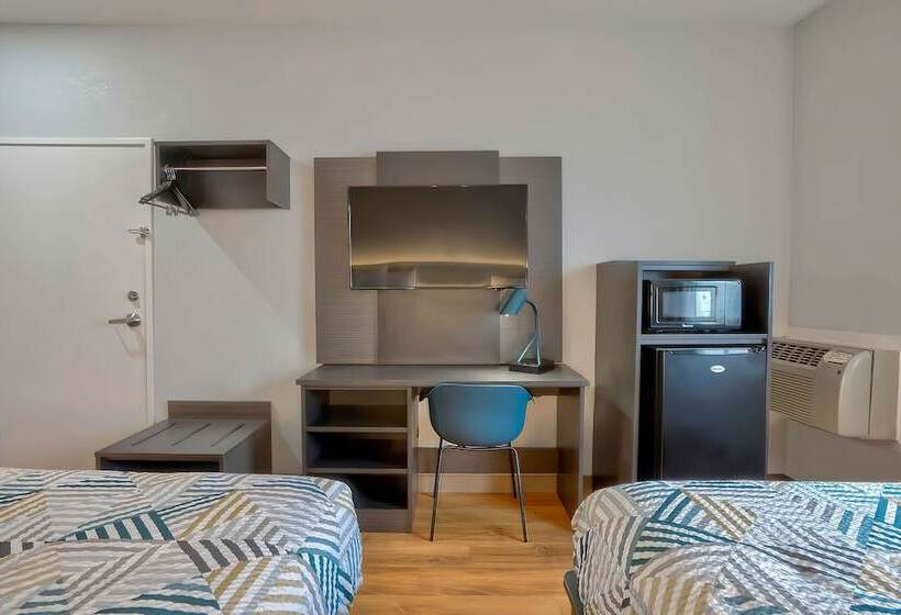 스탠다드 룸 더블 침대 2개, Motel 6denison, Tx