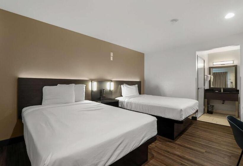 غرفة قياسية رباعية, Motel 6escondido, Ca