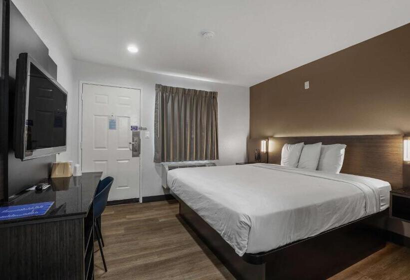 غرفة قياسية سرير كينج لذوى الإحتياجات الخاصة, Motel 6escondido, Ca