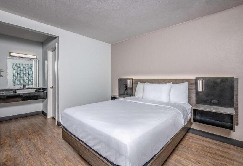 适合残疾人使用的标准间, Motel 6euless, Tx  Dallas