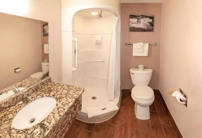 身障者適用ダブルベッド付きスタンダードルーム, Budgetel Inn & Suites