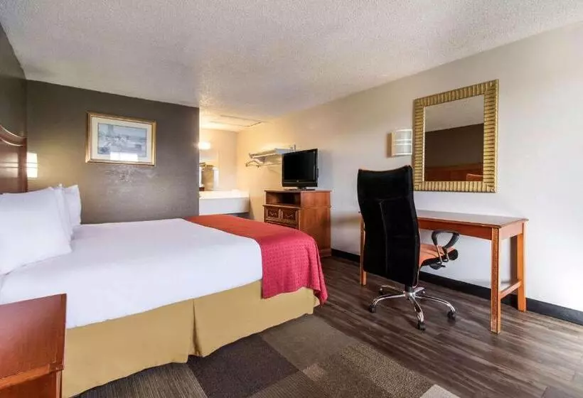 اتاق استاندارد با تخت بزرگ, Rodeway Inn Near Hall Of Fame