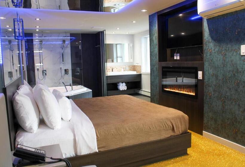 מיטת קינג בסוויטה, Olux Hotel Motel Suites