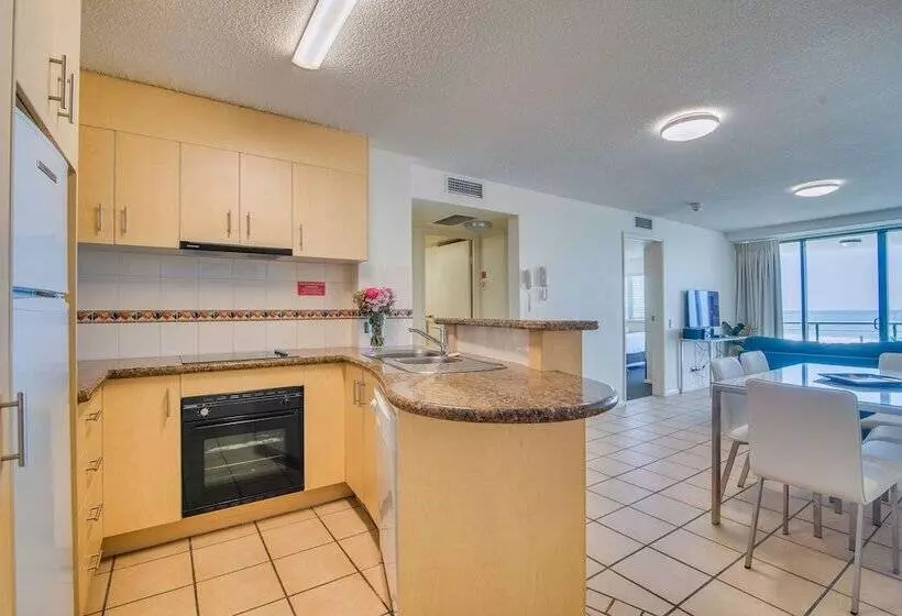 ２ベッドルームアパートメント, Grand Palais Boolarong Beachside Apartments