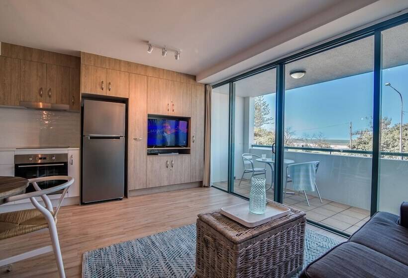 １ベッドルームのデラックスアパートメント, Grand Palais Boolarong Beachside Apartments