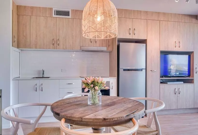 １ベッドルームのデラックスアパートメント, Grand Palais Boolarong Beachside Apartments