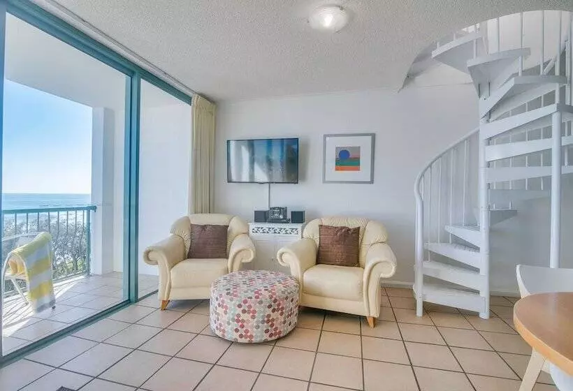 １ベッドルームペントハウスアパート, Grand Palais Boolarong Beachside Apartments