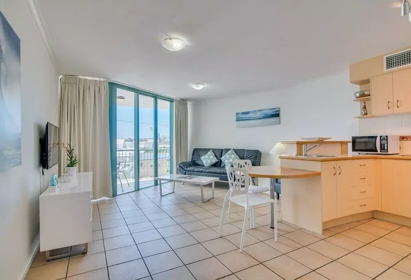 １ベッドルームペントハウスアパート, Grand Palais Boolarong Beachside Apartments