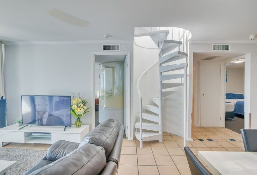 带2个卧室的公寓, Grand Palais Boolarong Beachside Apartments