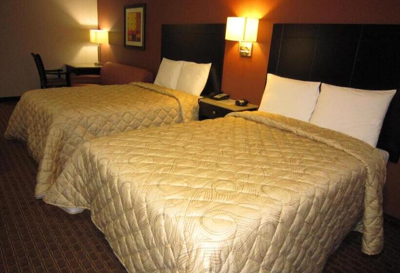 带2个双人床的标准工作室, Red Carpet Inn And Suites Monmouth Junction