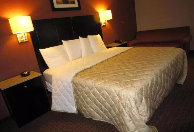 キングサイズベッドのスタンダードルーム, Red Carpet Inn And Suites Monmouth Junction