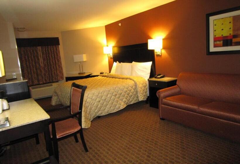 带大床的标准间, Red Carpet Inn And Suites Monmouth Junction