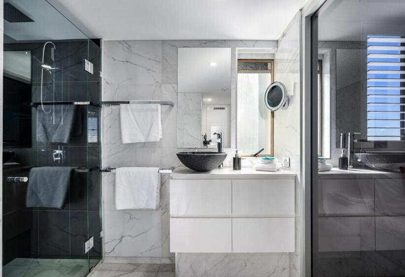 דירת דלוקס 2 חדרי שינה עם נוף לים, Pacific Beach Resort