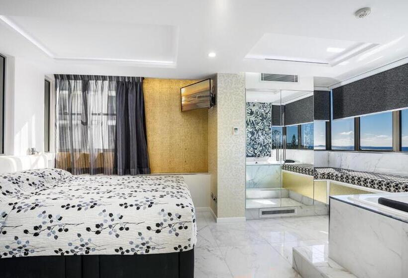 דירת דלוקס 2 חדרי שינה עם נוף לים, Pacific Beach Resort