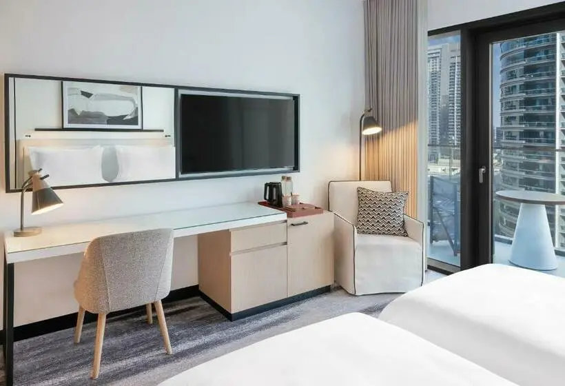 اتاق لوکس با چشم‌انداز شهر, Vida Dubai Marina & Yacht Club