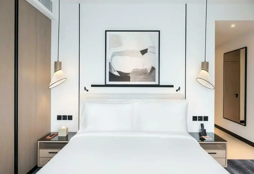 اتاق دلوکس با تخت کینگ و چشم‌انداز, Vida Dubai Marina & Yacht Club