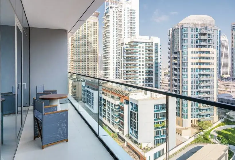 اتاق لوکس با چشم‌انداز شهر, Vida Dubai Marina & Yacht Club