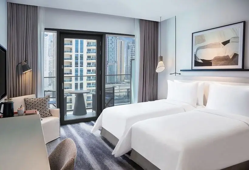 اتاق لوکس با چشم‌انداز شهر, Vida Dubai Marina & Yacht Club