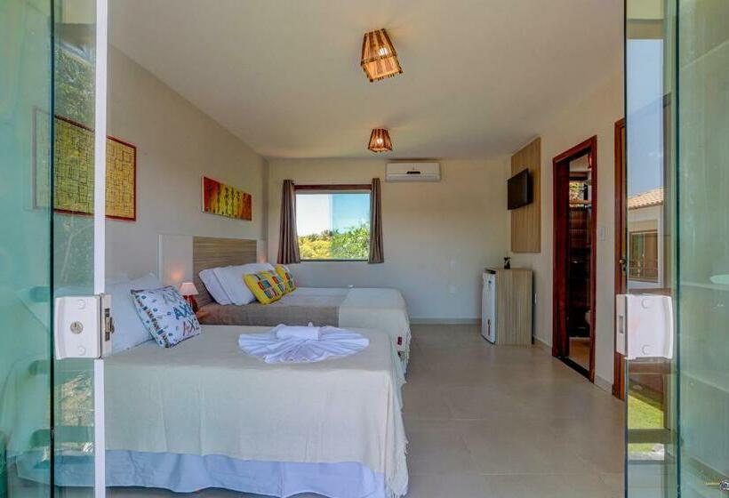 Номер Стандарт Трехместный, Pousada Céu & Mar De Taipu