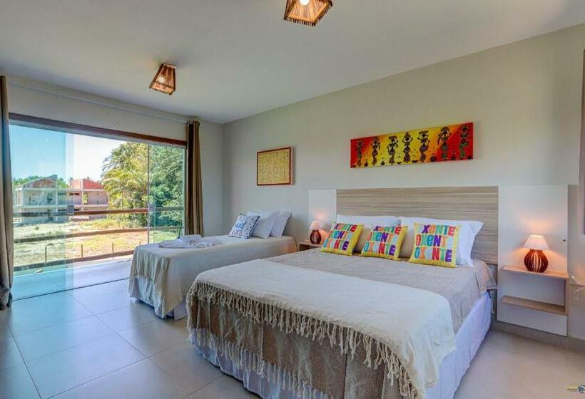 חדר סטנדרט לשלושה, Pousada Céu & Mar De Taipu