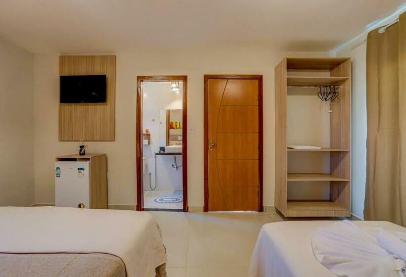 Номер Стандарт Трехместный, Pousada Céu & Mar De Taipu