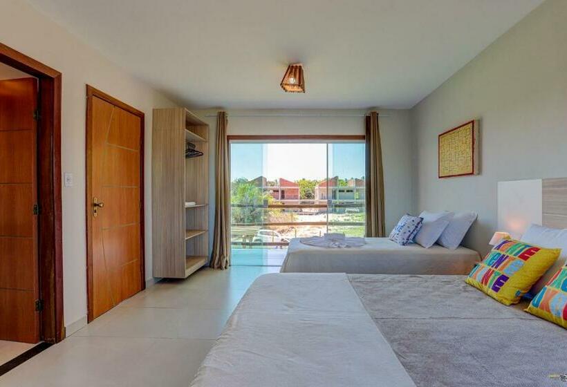 Номер Стандарт Трехместный, Pousada Céu & Mar De Taipu