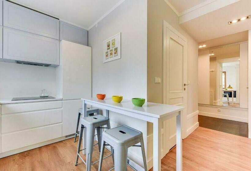 آپارتمان لوکس 1 خوابه, Lapwing Residence Sopot