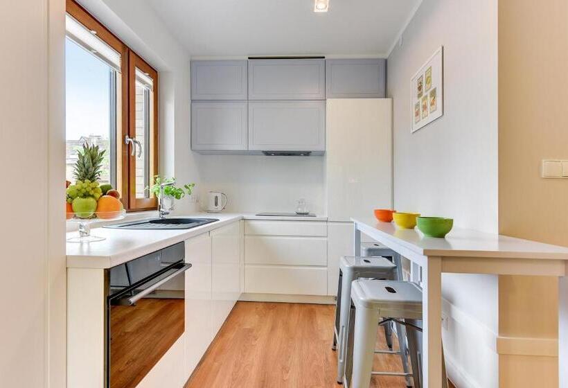 آپارتمان لوکس 1 خوابه, Lapwing Residence Sopot