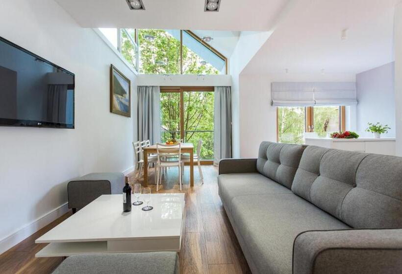 آپارتمان دوبلکس 1 خوابه, Lapwing Residence Sopot