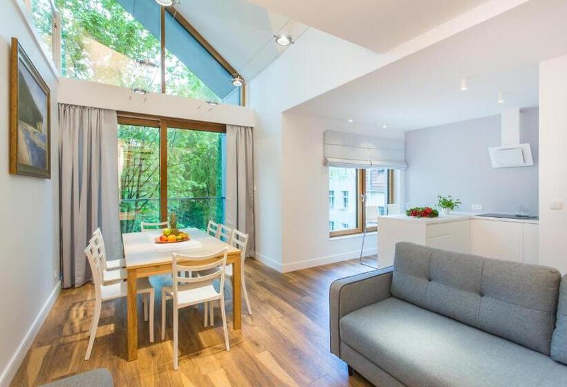 Апартаменты Дюплекс 1 Спальня, Lapwing Residence Sopot