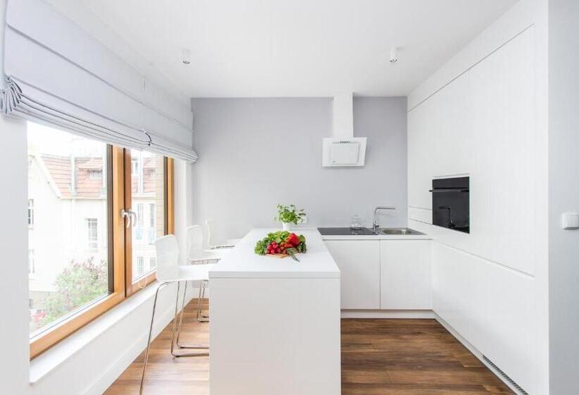 آپارتمان دوبلکس 1 خوابه, Lapwing Residence Sopot